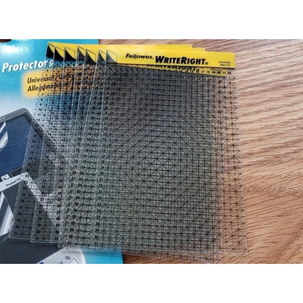 Fellowes WriteRight Micro-Thin Mobile Screen Protectors (Universal)(7 Left) Used
